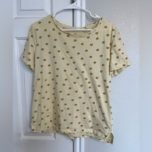 Calliope Lemon Wedge Yellow Stylish Everyday Graphic T-Shirt